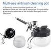 With Airbrush Hanger Spray Pen Cleaning Pot Metal Handle Waste Liquid Collector  Model Building