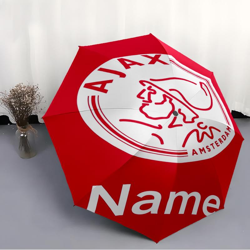 Custom Name Ajax Theme Automatic Umbrella, Lightweight & Portable, 8 Rib, Perfect for Outdoor Travel, Birthdays, Christmas, Gifts.