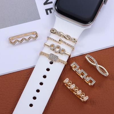 Brooch Bracelet Diamond Decorative Ring Wristbelt Charms Watch Band Ornament Strap Accessories