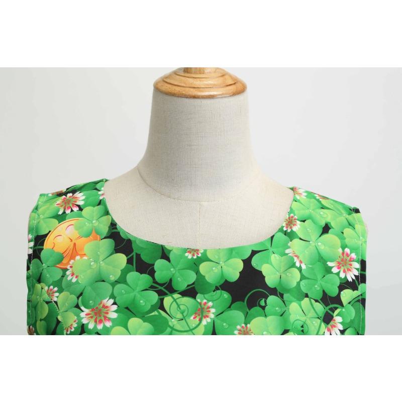 Irish Festival Source Hepburn Vintage St Patrick's Printed Dress
