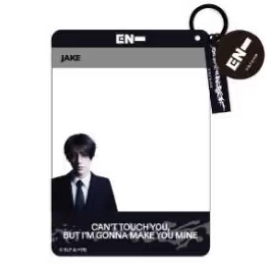 ENHYPEN x MINISO - Transparenter Charakter-Kartenanhänger JAKE