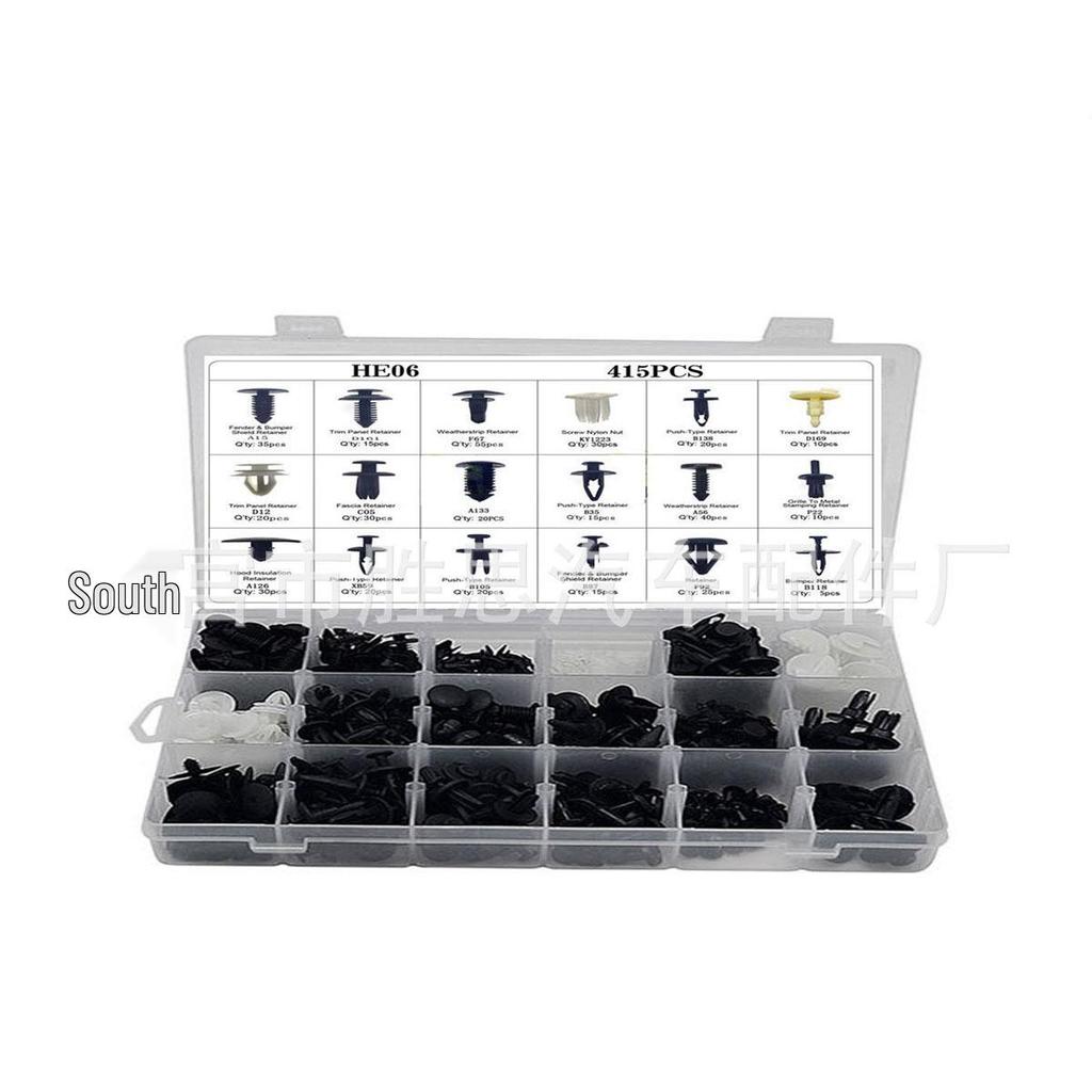 330pcs Snap-in Car Door Panel Fasteners for Toyota, Honda, BMW - Installation Accessories & Decor