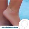 Girl Anklet Creative Sea Star Shaped Foot Pendant Beautiful Young Girls Jewelry Fashion Accessory Alloy Anklets for Dress Decor