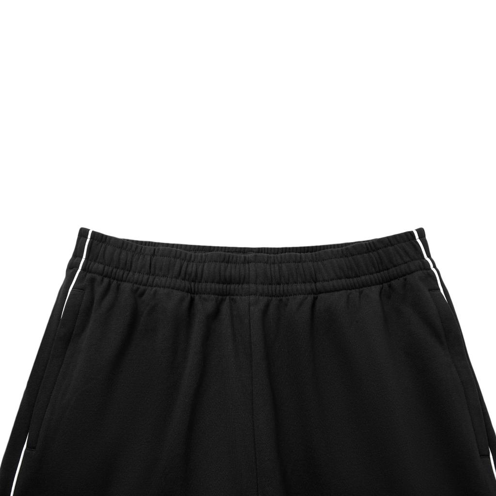 Li Ning Sports Lifestyle Series Loose Fit Cuffed Versatile Mid Waist Simple Casual Pants Men bottoms Black AKLVC21-2