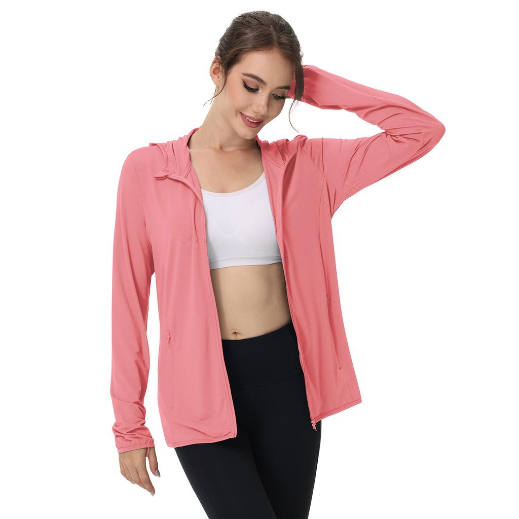 Summer Women's Sun Protection Clothing Large Size Women's Thin Jacket UV Protection Outdoor Long-sleeved Windbreaker