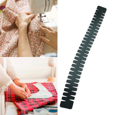 Silicone Flexível Bainha Quente Resistente ao Calor Bainhas Retas Curvas Passar a Ferro Auxílio de Costura Profissional Ferramentas de Pressão de Bainha Quente com Furos de Marcação