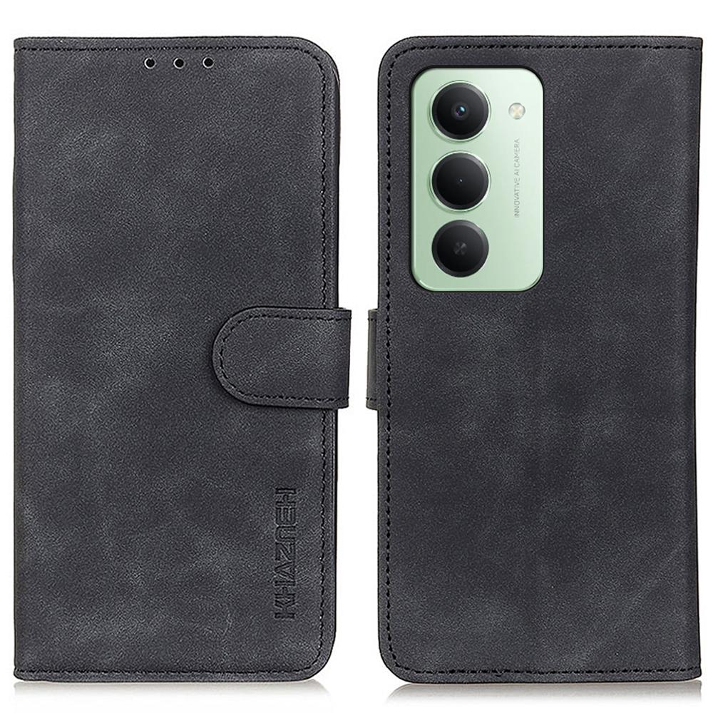 For Xiaomi Redmi 15 5G (Global) (169mm) Case PU Leather Retro Texture Phone Cover