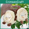 Cute Plush Meat Bun Keychain Doll Adorable Soft Toy For Creative Bag Accessories
