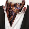 Men's Wide Tie Large Pattern Snood Scarf