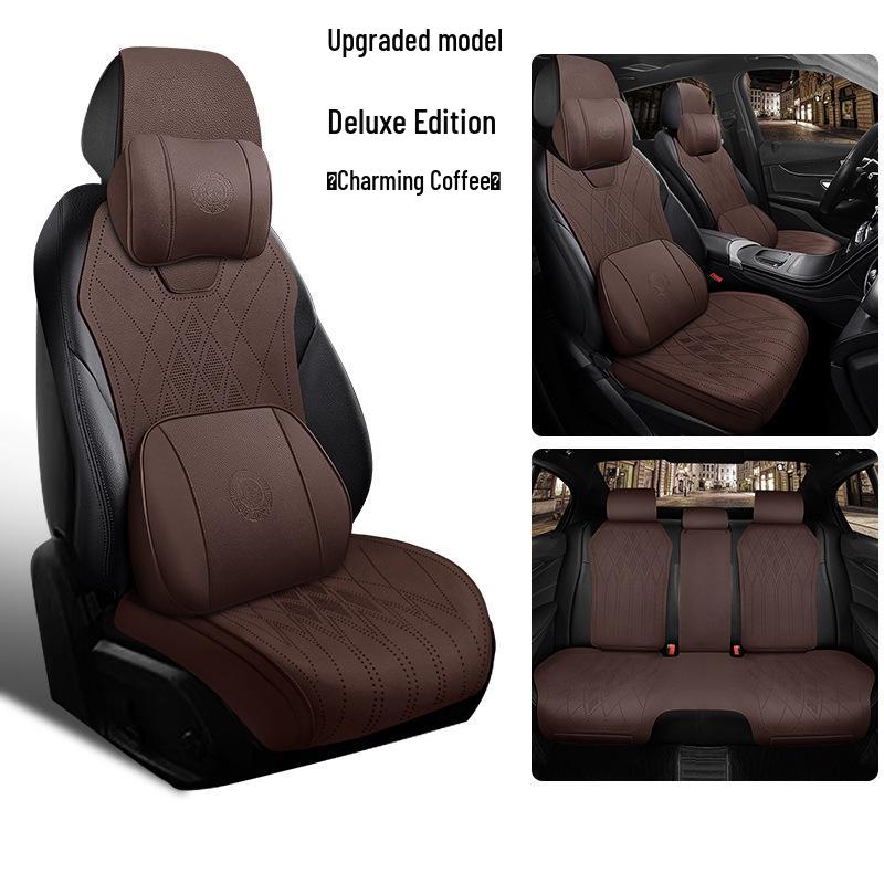 Geely Binyue CVT/DCT Seat Covers - Super Energy & Dragon Soaring Versions; Leather Cushions.
