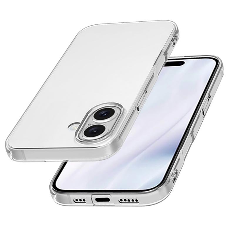 

Transparent Black Clear Silicone Soft Case For For Iphone 17 Air 16e 16 Pro Max Plus Ultra Thin Shell Slim Shockproof Cover Shell 17 iPhone 16e