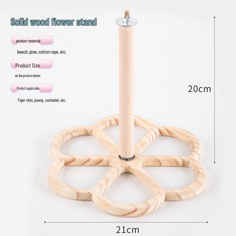Parrot Toy Rotating Windmill Stand for Budgies & Lovebirds