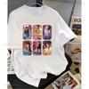 Kpop Vcha Printed Tshirt Kg Kendall Keylee Camila Cheap Material Polyester Short Sleeve Novelty Trend Korean Popular Clothes