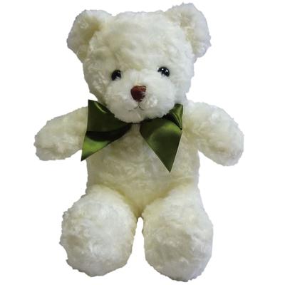 Active Island Teddy Bear Plush Toy 36cm Voice Recorder with 60-Second Recording Function (White) A082