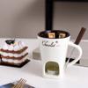 130ML Fondue Mug Chocolate Butter Melting Cup Coffee Cup For Home Birthday Cooking Appliances