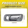 4pcs Front Ide Rear Interior Door Handle Gray For 1998-02 Honda Accord Sedan