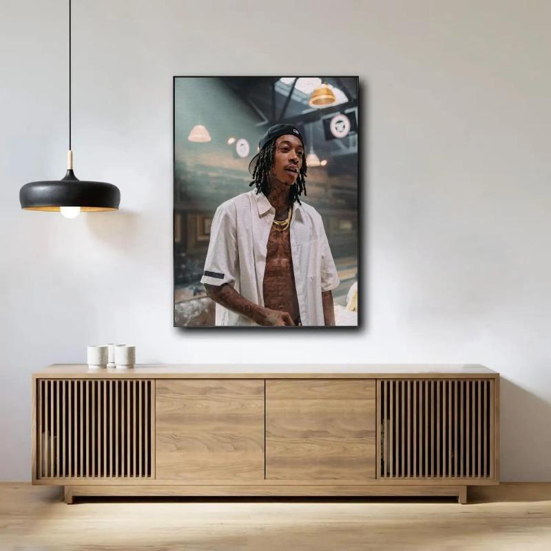 Dekoration Kunstposter Wandkunst Wiz Khalifa Personalisiertes Geschenk Modernes Familien Schlafzimmer Dekor Leinwandmalerei