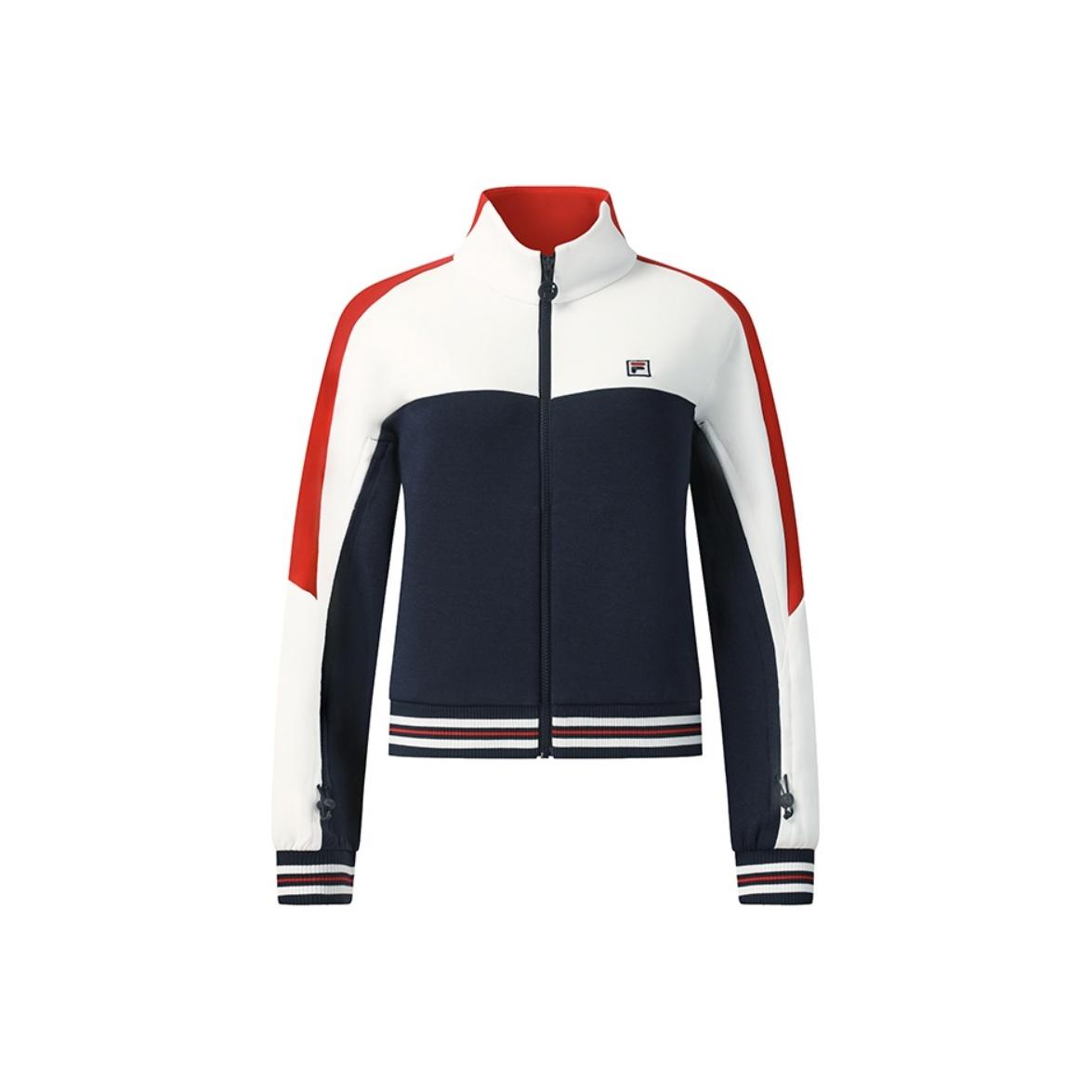 

Fila Теннис Мода Повседневная Спортивная Куртка Женская Куртка Небесно-Голубая A11W543516FBU M