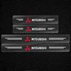 4PCS Universal Car Door Sill Protector Sticker Transparent Anti-scratch Scuff Plate Guard for Mitsubishi Outlander Lancer Pajero AV2