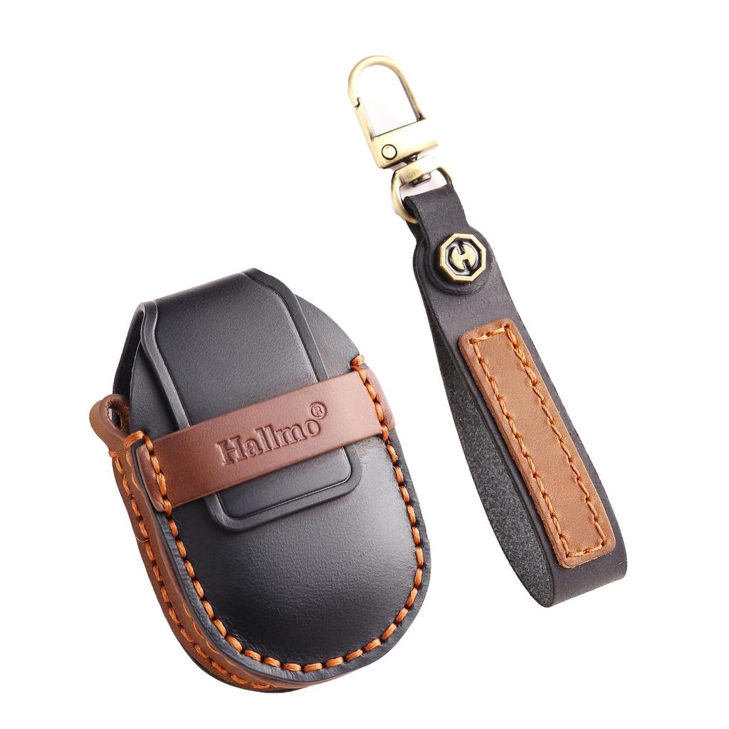 Premium Genuine Leather Key Cover for GAC Trumpchi E8 New Energy Car