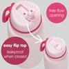 Water Bottle Drink Bottle 1L Flip Top Bottle Pinkparadise Pink Paradise B.box [Genuine Product]
