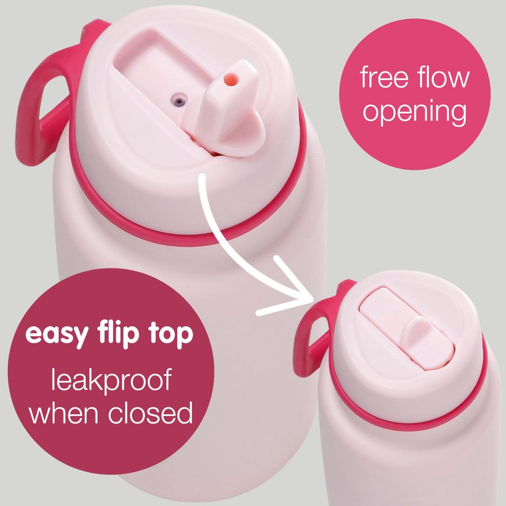 Water Bottle Drink Bottle 1L Flip Top Bottle Pinkparadise Pink Paradise B.box [Genuine Product]