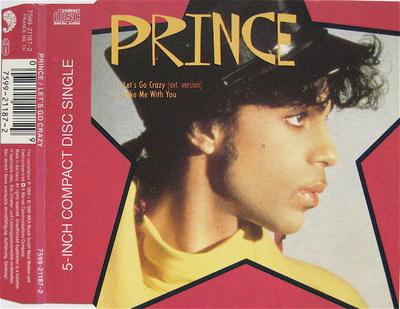 CD PRINCE - Let's Go Crazy / Take Me With You  7599211872 Paisley Park 1990 Europe Soul/Funk Used