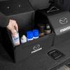 Boîte Organisateur Pliante pour Coffre de Voiture Valise en Cuir Bacs de Rangement Pour Mazda 2 3 6 5 Atenza CX3 CX5 MX5 CX7 Axela CX30 CX90 CX60 CX50