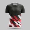 Men's Hiking Outdoor Sports T-Shirt Fashion Design Stripe Tshirts for Men Clothes 2025 Summer Breathable Tee Tops Surfinng Suit