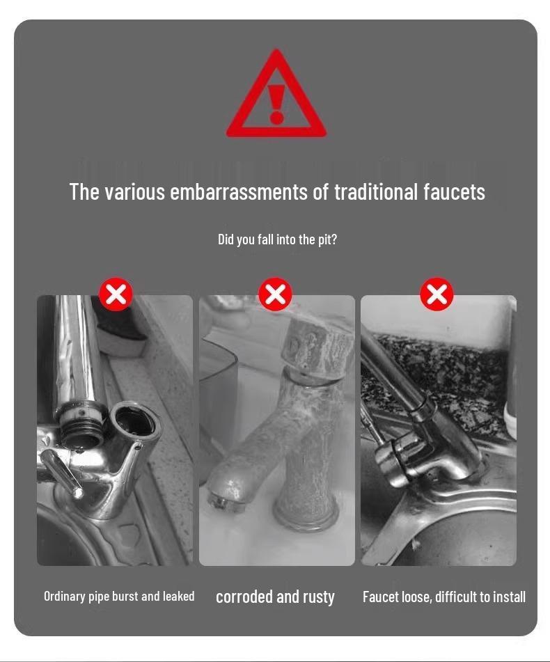 Dual Temperature Bathroom Faucet for Wash Basin