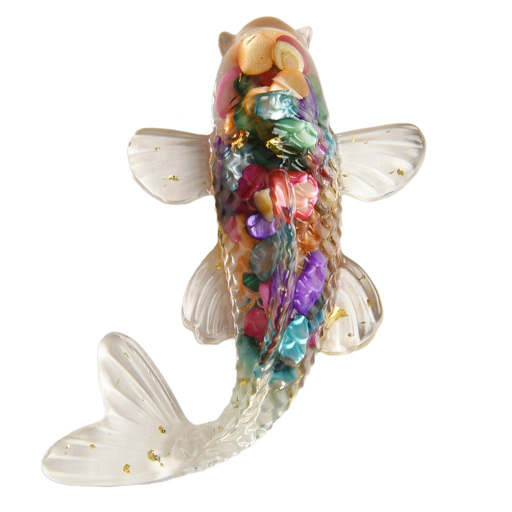 Charming Fish Ornament for Car and Home Decor Crafted from Natural For Crystal