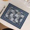 Quick Dry Dish Drying Mat Non-slip Kitchen Drain Mat Retro Western Dining Mat  Home Decor