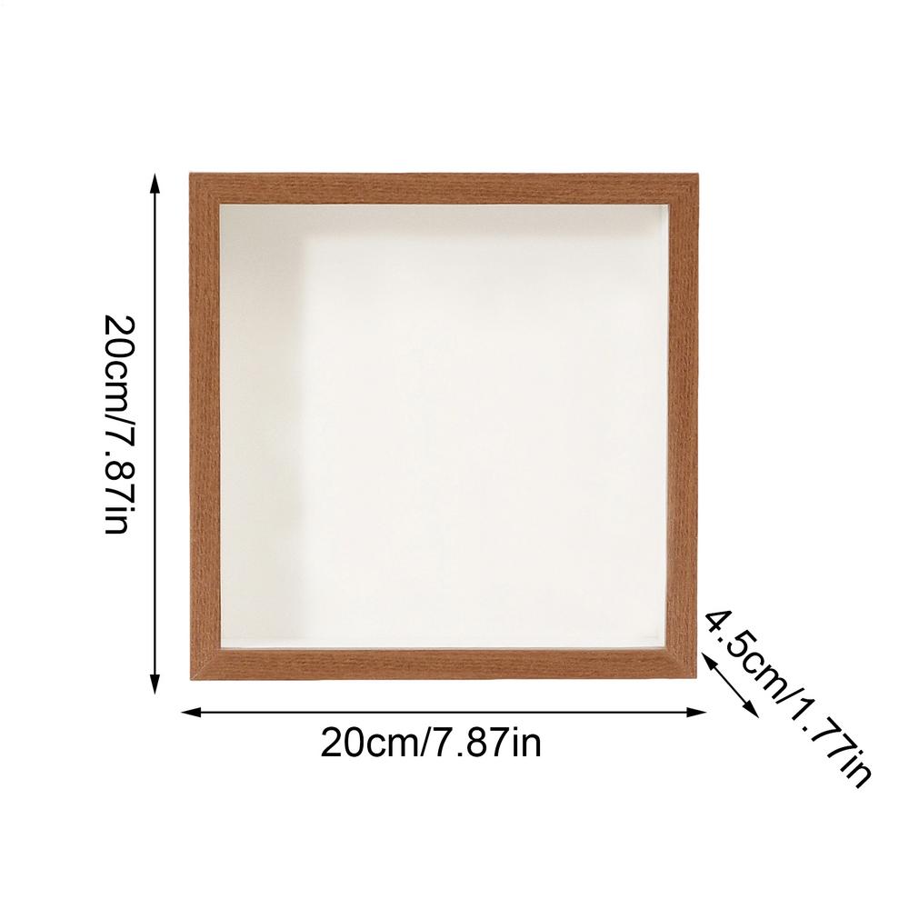 Ticket Memory Box Storage Photo Frame Multi-Purpose Wall Mount Transparent Memory Box Picture Frame Slot For Family Friends