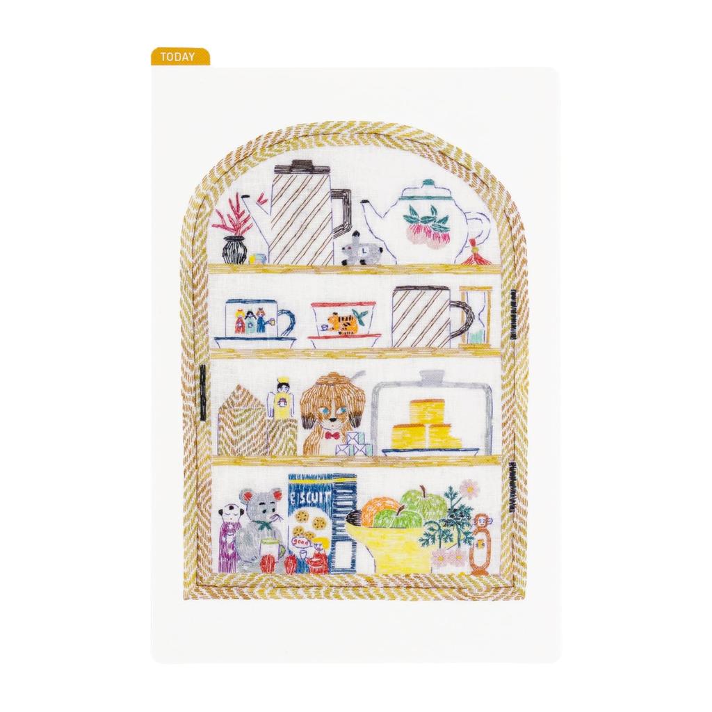 Okumi Iyo Hobonichi Underlay HAPPY TEA TIME (Taste Good) for Cousin Size - Planner Accessory
