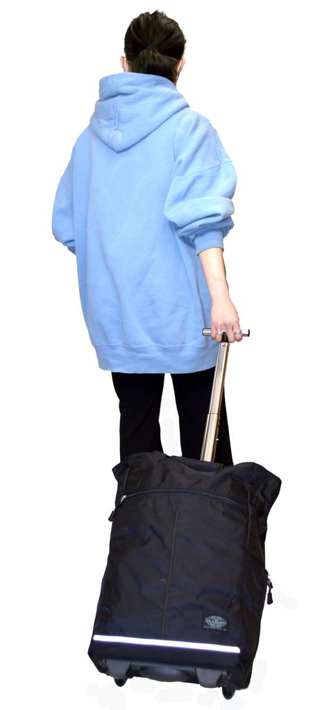 Carry Bag Tote Bag Lightweight 2WAY Travel Shopping Cart Shopping Carry Tote Sack Carry 23 Liter 23L 48 Cm Black [Solo Tourist] Carry-on 1.45kg TSC-80