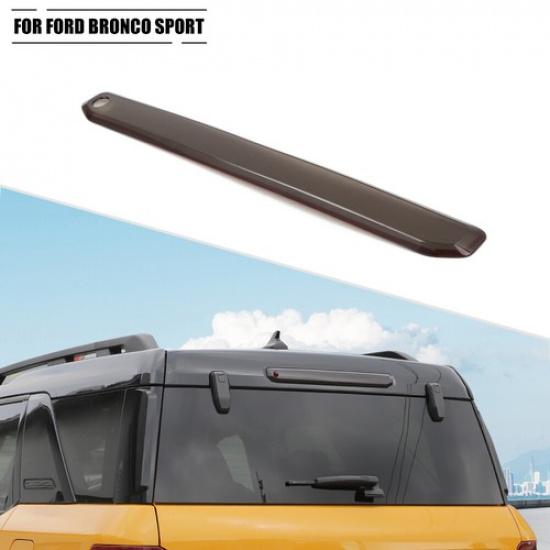 Smoked Black 3rd Third High Brake Light Lamp Trim For Ford Bronco Sport +