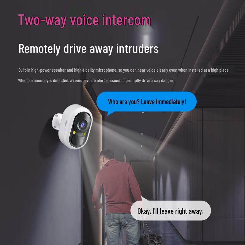 Newman AI Wireless Battery Security Camera CN plug (adapter included)