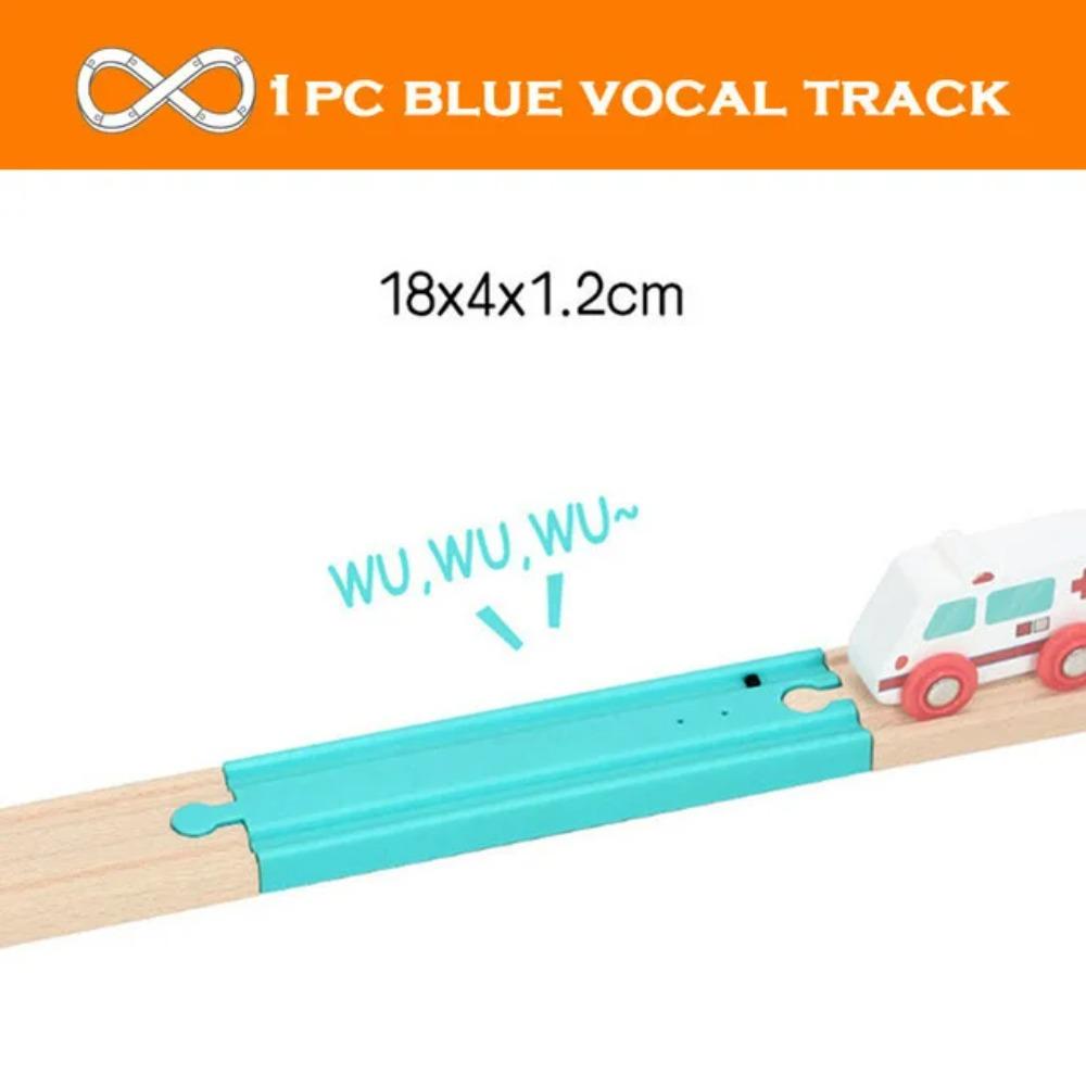 Wooden Train Track Racing Railway Toys All Kinds Wooden Track Accessories Fit for Biro Wood Tracks Toys for Children Gift