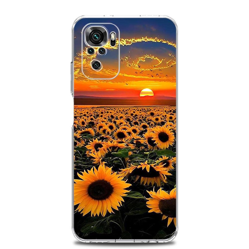 Phone Case For Xiaomi Redmi Note 13 12 5G 9S 9 8 10 11 Pro Plus 4G 9T 13C 12C 10C 9C 9A 7 Pro Clear Cover Landscape Art