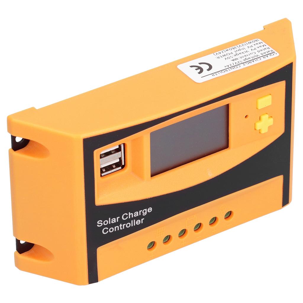 12V/24V Solar Charge Controller Solar Charge Discharge Regulator Waterproof Photovoltaic