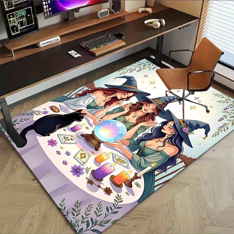1PC Witchcraft Magic Extra Large Non Slip Floor carpet, Office, family, bedroom, Studio   Large Area Rug Indoor Rugs, , Vibrant Colors