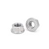 304 Stainless Steel Anti-Slip Hex Flange Nut with Washer & Locking Teeth