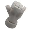 Creative Gift Flexible Hand Model White Color Plastic Jointed Hands Novelty Posable Joints Movable Hand Model