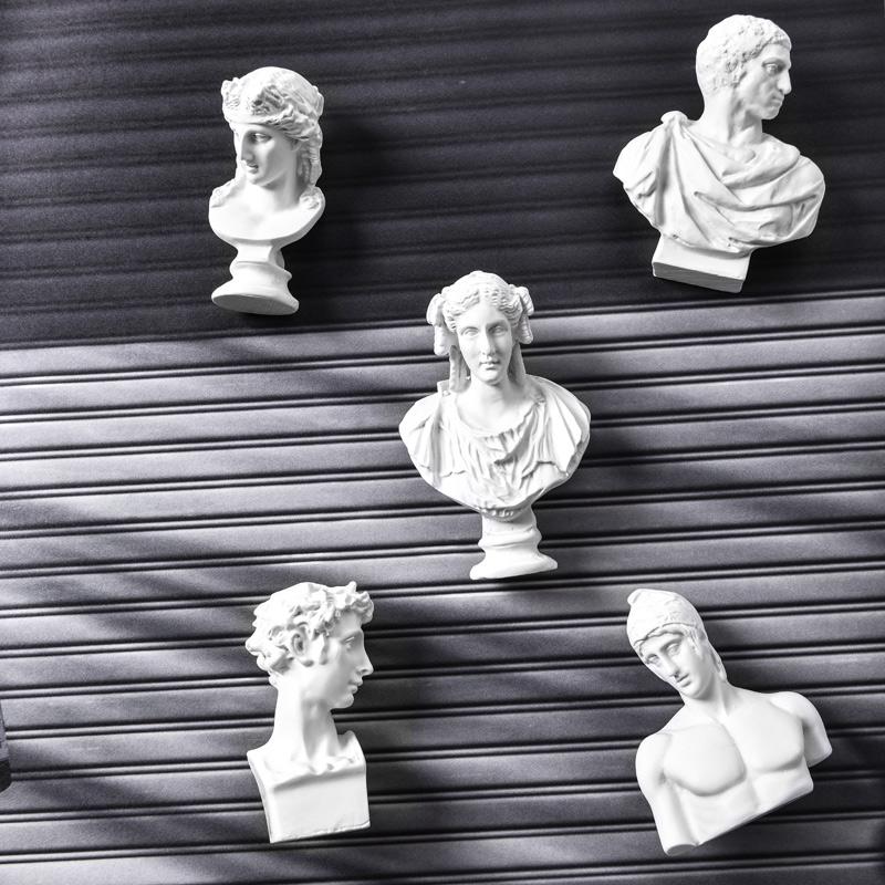 Nordic Retro Imitation plaster Resin Venus God of War Character head sculpture Home decoration crafts Drawing sketch Greek