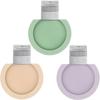 3pcs 90ml Travel Container Wide Mouth Leak Proof Travel Bottle Inverted In Reusable Silicone Travel Toiletries Bottle