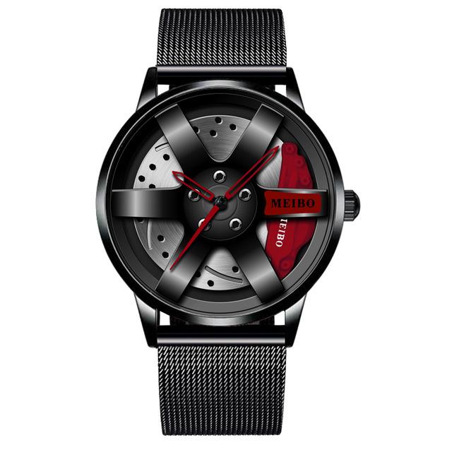 Fully Automatic Non-Mechanical Watch Men'S Car Wheel Hub Quartz Watch Trend Student Watch