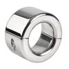 Metal Stainless Steel Scrotum Bondage Pendant Penis Tensioner Delay Exercise Lock Stem Ring Adult Sex Product