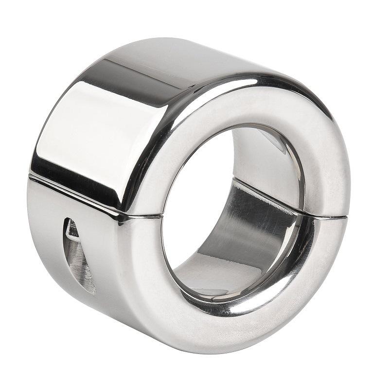 Metal Stainless Steel Scrotum Bondage Pendant Penis Tensioner Delay Exercise Lock Stem Ring Adult Sex Product