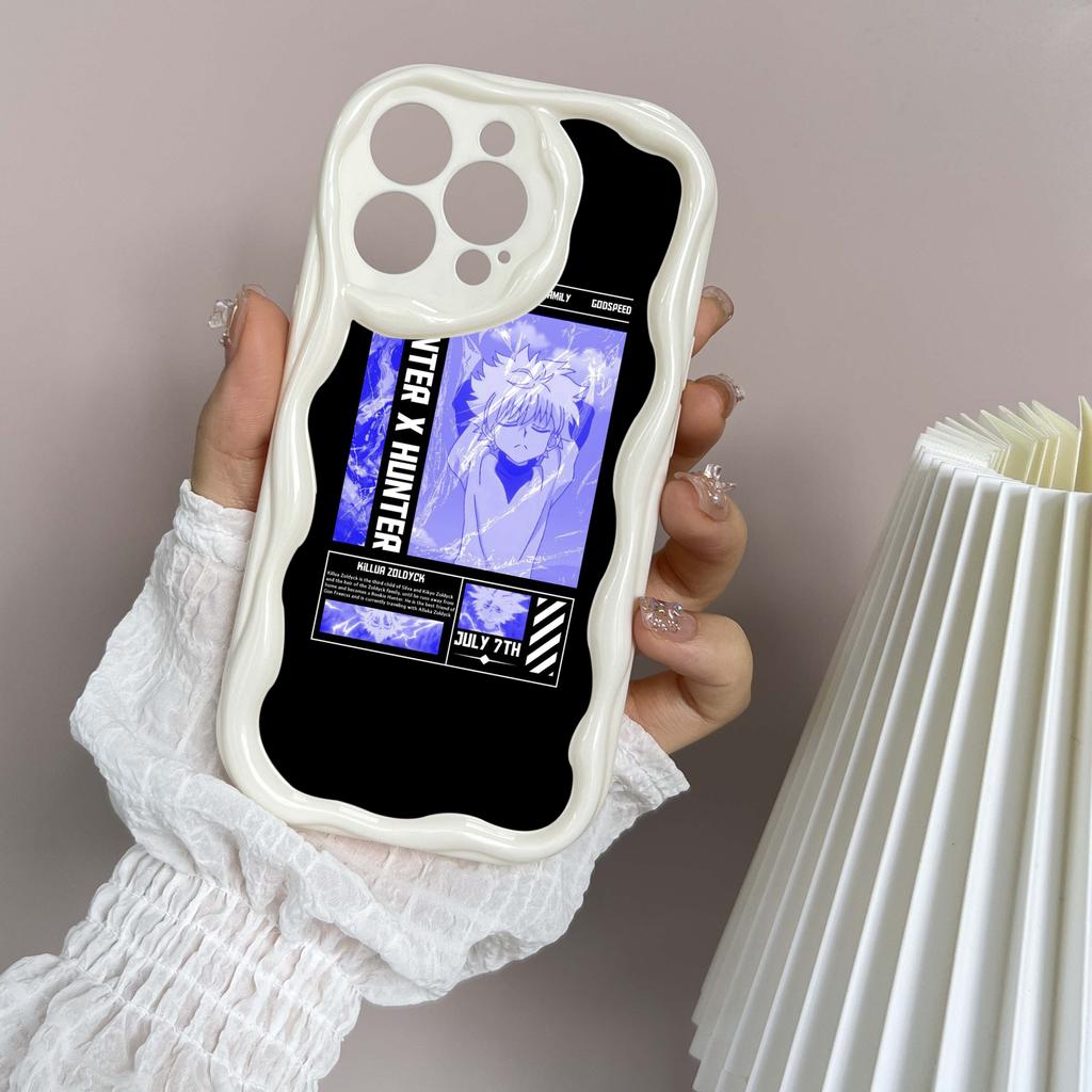 Ae82 Hunter X Hunter Anime Art Protective Phone Cases for Apple iPhone 16 15 14 13 Pro Max 11 12 mini XR 7 8 6s Plus XS Max SE Wave TPU Back Cover
