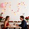 Valentines String Lights Adjustable Brightness Lamp LED Heart String Lights For Home Bedroom Wedding Party Indoor Outdoor Patio